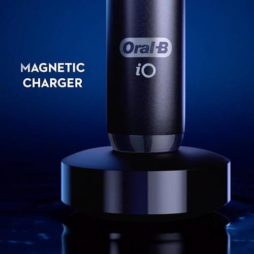 Oral-B iO Deep Clean + Protect Rechargeable Electric Toothbrush, White with a iO Series 7 Toothbrush, 2 Replacement Brush Heads, and a Charging Travel Case thumbnail 5