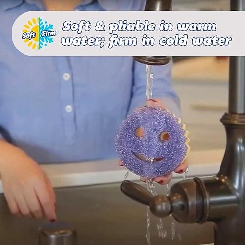 Scrub Daddy Scrub Mommy Dual-Sided Scrubber and Sponge, Variety Pack of 8 thumbnail 9