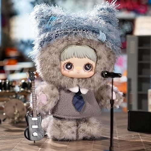 (Official License)MayMei Kitten Academy Series Plush Keychain Blind Box, Soft Stuffed Vinyl Face Collectible Plush Doll, Kawaii Mystery Toy for Bag Purse Backpack, Birthday Gift for Kids & Cat Lovers thumbnail 5