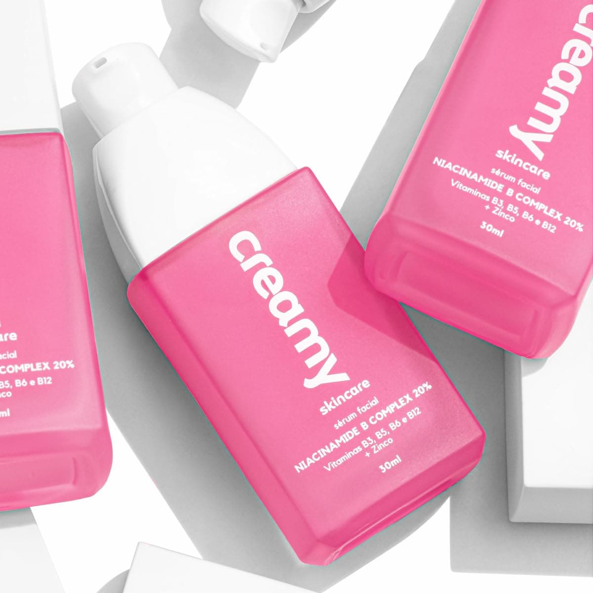 Creamy Skincare Niacinamide B Complex 20% 30ml | Uniformiza a Textura e o Tom da Pele, Clareia Manchas, Vitaminas B3, B12, B5, B6, E e Zinco | Todos os Tipos de Pele thumbnail 6