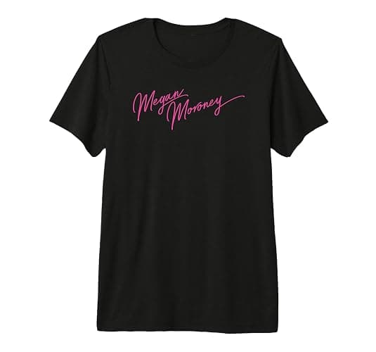 Megan Moroney Pink Logo Premium Tri-Blend T-Shirt - Image 1