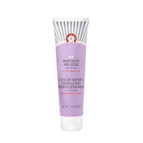 First Aid Beauty - KP Bump Eraser Body Scrub with 10% AHA, Keratosis Pilaris Skin Exfoliater with Glycolic and Lactic acids, Helps Reduce Chicken Skin Bumps, Safe for Sensitive Skin, 4 oz - Image 1