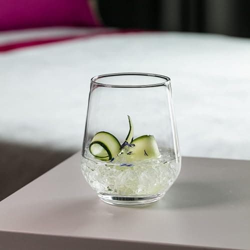 Krosno Wassergläser Saftgläser Whiskygläser Trinkgläser| Set von 6 | 400 ML | Splendour Kollektion | Hause Restaurants Partys | Geschenkidee Hochzeit Geburtstag Feier | Spülmaschinenfest | thumbnail 5