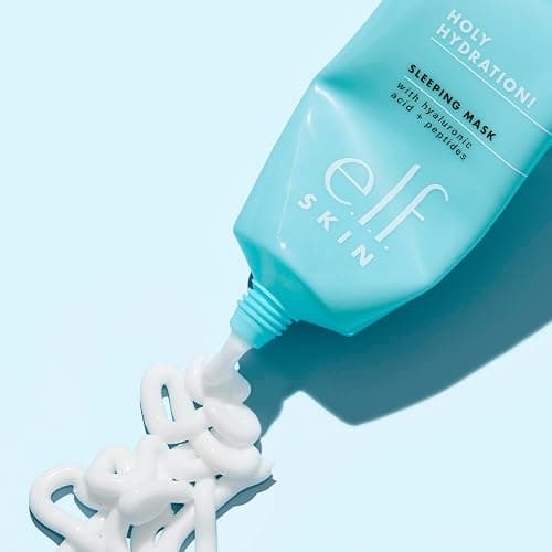e.l.f. SKIN Holy Hydration! Sleeping Mask, Moisturizing & Plumping Dual-Use Sleep Or Rinse-Off Face Mask, Soothes Skin With A Creamy Formula thumbnail 3