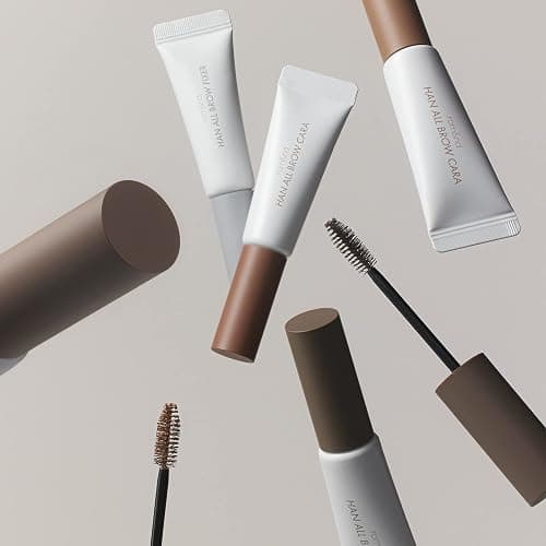 rom&nd HAN ALL BROW CARA 01 Grace Taupe - Natural Fluffy Eyebrow Mascara for Dark Hair, Long-Lasting Tinted Brow Gel, Smudge-Proof & Non-Sticky thumbnail 5