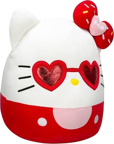 Squishmallows Hello Kitty with Red Glasses 14-Inch Plush - Sanrio Ultrasoft Stuffed Animal Large Plush Toy, Official Kellytoy Plush thumbnail 4