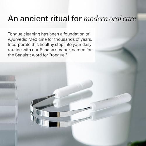 Boka Tongue Scraper for Adults & Kids with Case - Stainless Steel Tongue Cleaner w/Linen Travel Pouch - Scrubber to Remove Tongue Buildup and Freshens Breath (Pack of 1) thumbnail 3