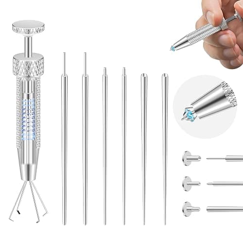 Piercing Ball Grabber Tool, Jewelry Changing & Insertion Kit 16G-20G | Anti-slip grip with stainless steel construction, nickel-free comfort for threaded and threadless jewelry multiple piercings - Image 1