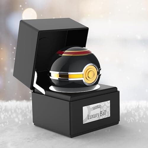 The Wand Company Original Poké Ball Authentic Replica - Realistic, Electronic, Die-Cast Poké Ball with Display Case Light Features – Officially Licensed by Pokémon thumbnail 2