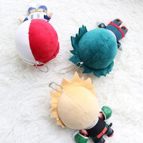 Groydbna MHA Anime Plushie Cute Plushie Hero Cosplay Plushies Plush Toy Stuffed Keychain Doll, 5.9" Yellow thumbnail 3