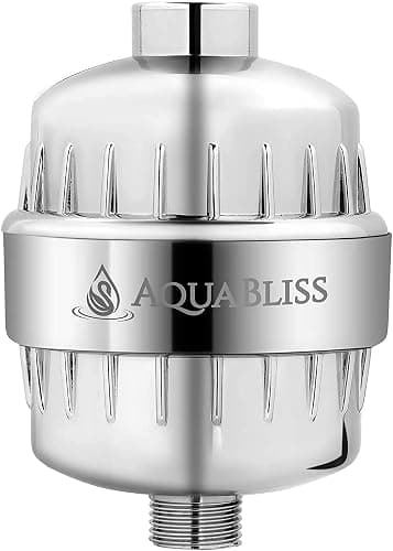 AquaBliss High Output Revitalizing Shower Filter - Reduces Dry Itchy Skin, Dandruff, Eczema, and Dramatically Improves The Condition of Your Skin, Hair and Nails - Chrome (SF100) - Image 1