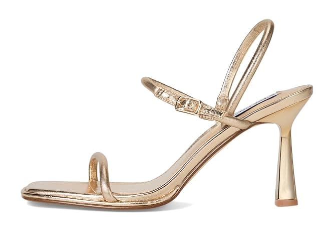 Steve Madden Women's Zenn Pump - 8 - Gold Leather thumbnail 4