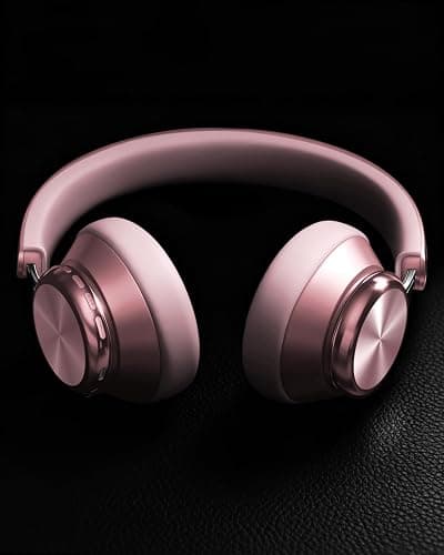 Wentronic Y03 Bluetooth Headphones Wireless Active Noise Cancelling Over Ear Headphones 48 Hours Playtime High Sound Quality 6 EQ Music Mode Headphones with Soft Ear Cushion - Pink thumbnail 6