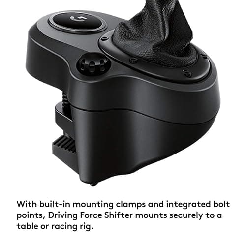 Logitech G Driving Force Shifter – Compatible with G29, G920 & G923 Racing Wheels for-PlayStation 5, Playstation 4, Xbox-Series X|S, Xbox-One, and-PC thumbnail 5