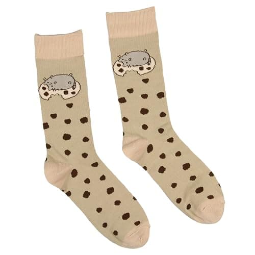Culture Fly Pusheen The Cat Yummy Snacks Crew Socks Size 5-9 - 2 Pair thumbnail 3