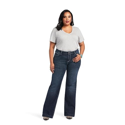 ARIAT Womens Trouser Perfect Rise Aisha Wide Leg Jean thumbnail 3