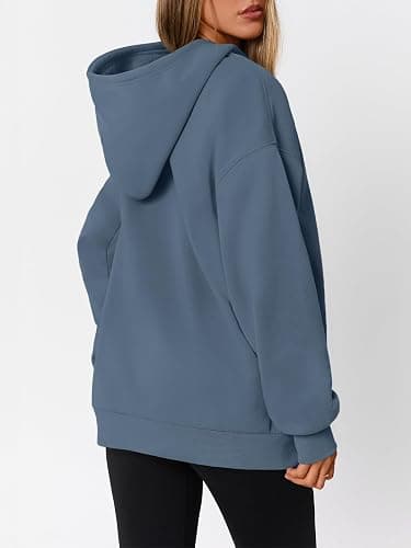 WYNNQUE Hoodies for Women Oversized Sweatshirts Fall Fashion Outfits 2026 Casual Sweaters Tops Fleece Workout Winter Clothes thumbnail 4