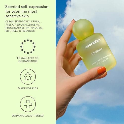 Evereden Fragrance Hair and Body Mist - Supernova: Clean and Vegan Collectible Hair and Body Spray for Teen Girls - Amplify Your Self Expression with Iconic Scents in Aesthetic Bottles thumbnail 5