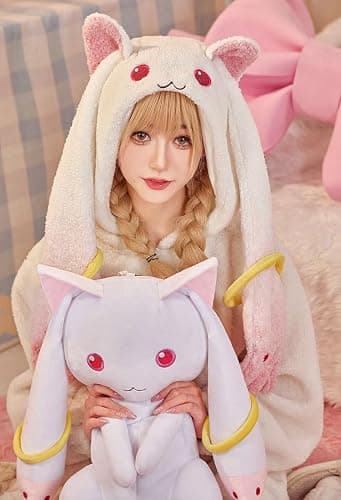 Micotaku Women Backpack Puella Magi Madoka Magica Officially Licensed Cute Kyubey Backpack thumbnail 6