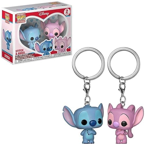 FUNKO POP! KEYCHAIN: Lilo & Stitch - Stitch & Angel 2PK - Image 1