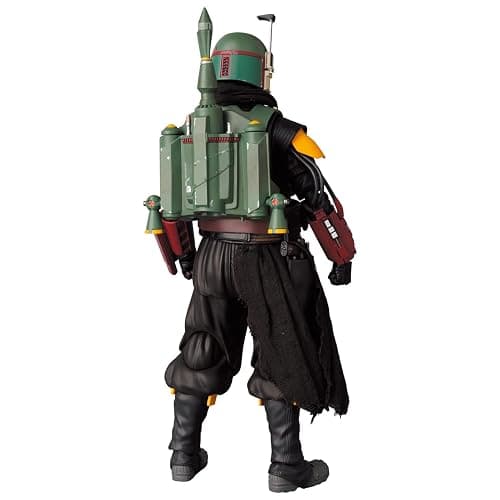 MAFEX No.201 Boba Fett (TM) Recovered Armor Action Figure Total Height Approx. 6.3 inches (160 mm), Non-Scale, Painted thumbnail 3
