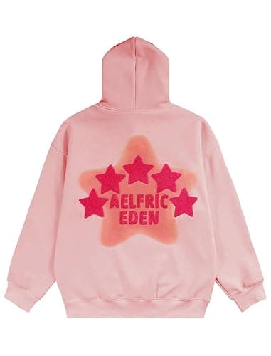 Aelfric Eden Graphic Hoodies for Men Y2K Printed Hoodie Sweatshirt Casual Oversized Long Sleeve Vintage Streetwear Pullover thumbnail 2