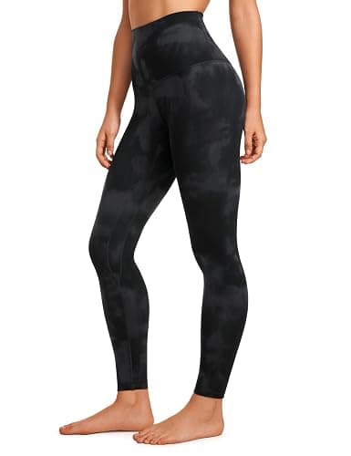 CRZ YOGA Butterluxe Super High Waist Leggings 28" - Full Length Buttery Soft Womens Yoga Pants Over Belly - Image 1