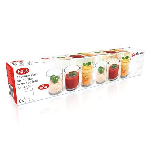 alpina Dessert Glasses – Small Glasses – Shot Glasses – Set of 6 – Glass thumbnail 4