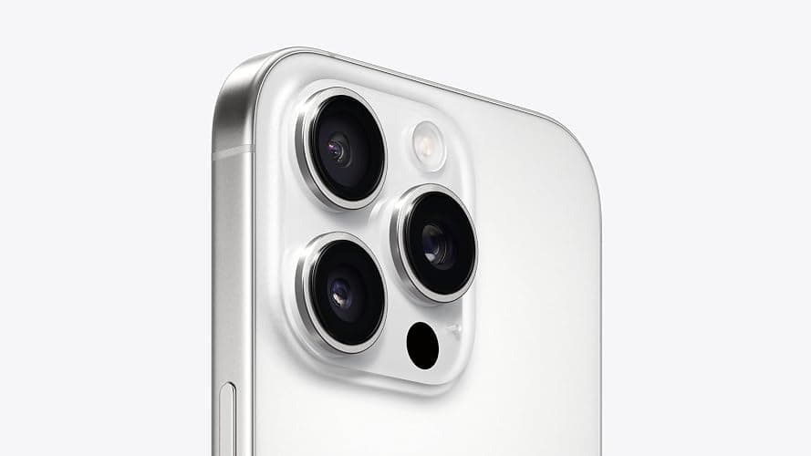 Apple iPhone 16 Pro, US Version, 128GB, White Titanium - Unlocked (Renewed) thumbnail 2