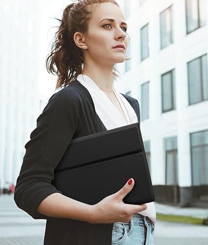 Hamile for iPad 11th 10th Generation Case with Keyboard - 7 Colors Backlit Wireless Detachable Folio Keyboard Cover with Pencil Holder for iPad 11-inch A16 2025 10th Gen 10.9 Inch 2022 (Black) thumbnail 8
