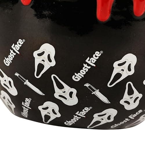 Bioworld Ghostface Mask All-Over Print Black Sculpted Ceramic Ramen Bowl thumbnail 3