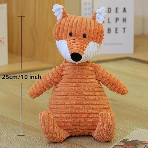 Xshelley 10 Inches Orange Fox Plush Toy,Stuffed Animal Plushie Pillow,Kawaii Soft Hug Fabric and Stuffing -Toy Gift for Boys and Girls thumbnail 3