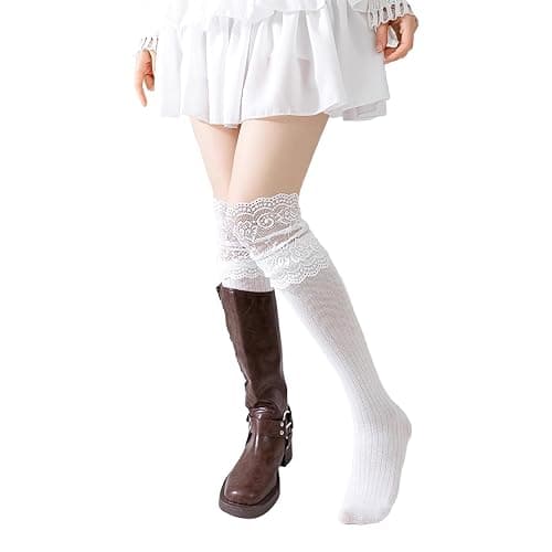 YOYOU Knee High Socks for Women Soft Cozy Long Stocks Knee High Stockings Fashion Calf Socks for Casual Outdoor Sport - Image 1