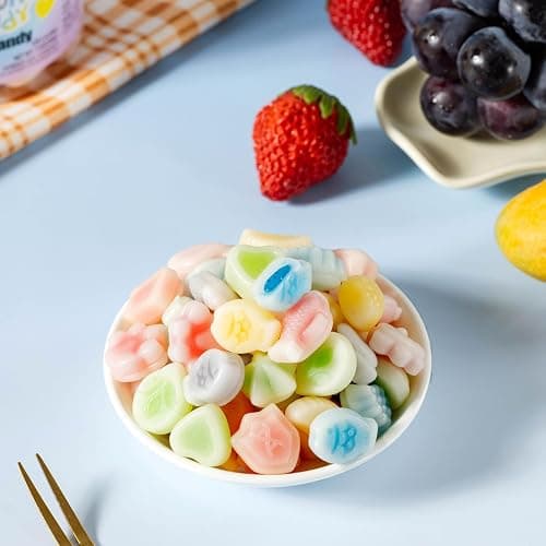 Halfoma Wax Bottle Chewable Candy, with Various Fruit-flavored Syrups in the Middle, Canned, 50g, 25candies thumbnail 7