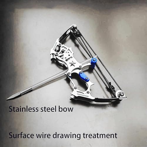 Archery Bow Set Left and Right Hand Compound Bow Hunting Bow Metal Material Catapult RH/LH for Practice Archery thumbnail 5