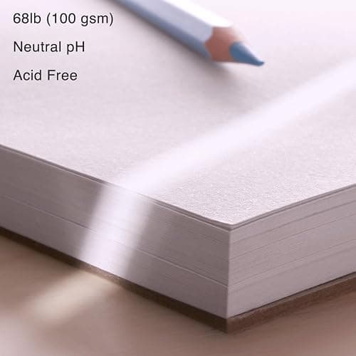 ARTISTIC EYE 5.5X8.5” Premium Sketch Book Set, Pack of 3 (300 Sheets), 68lb (100gsm), Spiral Bound, Acid-Free Drawing Paper, Perfect for Most Dry Media, Ideal for Beginners & Professionals (Set of 3) thumbnail 3