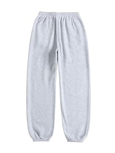 GORGLITTER Women's Elastic Bottom Sweatpants High Waist Stretch Loose Casual Lounge Athletic Joggers with Pockets thumbnail 3