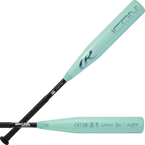Rawlings | 2026 | ICON Baseball Bat | USA | -5 / -8 / -10 / -12 Drop | 2 5/8' Barrel | 2 Pc. Composite - Image 1