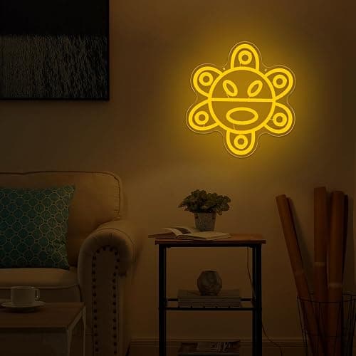 Puerto Rico Taino Sun Neon Sign for Wall Decor Taino Neon Light Navidad Puerto Rico Wall art Dimmable Light Up Sign for Christmas Birthday Gifts thumbnail 5