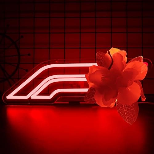 Racing Neon Signs for Wall decor Racing Sports Led Lights sign for Man Cave Beer Bar Garage Art Wall DecorativeChristmas Birthday Party Gift16.1 * 4.8inch - Image 1