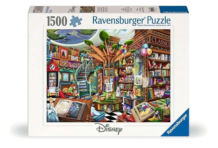 Ravensburger - Puzzle 1500 Pezzi Disney Story Book | Puzzle Per Adulti 1500 Pezzi | Puzzle Adulti Per Bambini Dai 14 Anni In Su | Regalo Compleanno Per Bambini Dai 14 Anni In Su | Misure 80x60cm - Image 1
