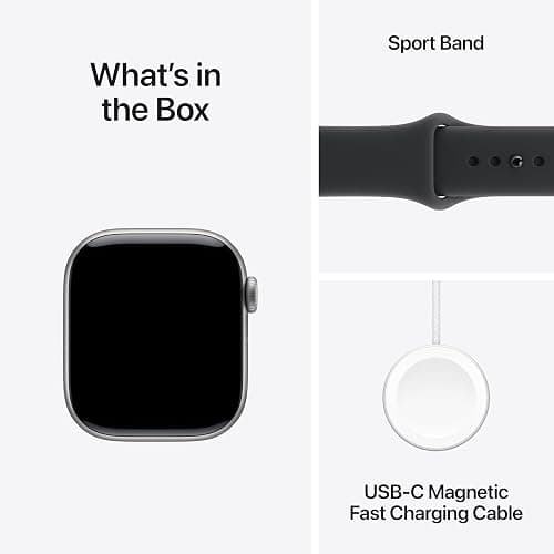 Apple Watch Series 11 [GPS 42mm] Smartwatch with Space Gray Aluminum Case with Black Sport Band - S/M. Sleep Score, Fitness Tracker, Health Monitoring, Always-On Display, Water Resistant thumbnail 6