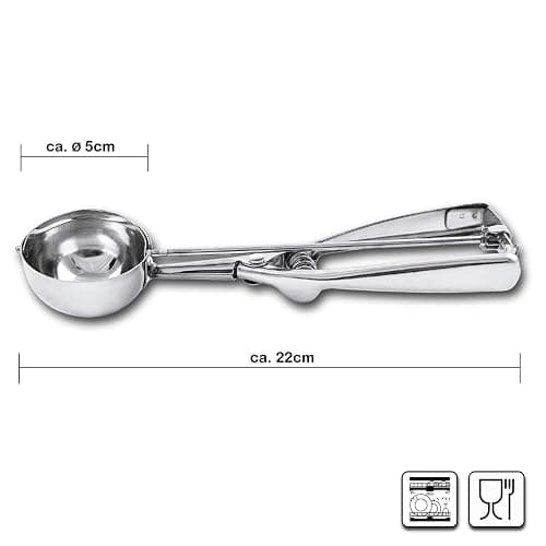 NEU Cuillère à Glace en Acier Inoxydable 22 cm Rouge - 1 Unité thumbnail 2