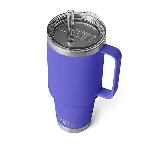YETI Rambler 42 oz Straw Mug, Vacuum Insulated, Stainless Steel, Ultramarine Violet - 42oz - Ultramarine Violet - Image 1