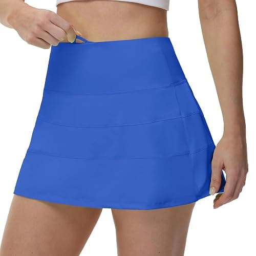 MCEDAR Pleated Tennis Skirt for Women with Pockets Women's High Waisted Athletic Golf Skorts Skirts Running Workout Shorts thumbnail 3