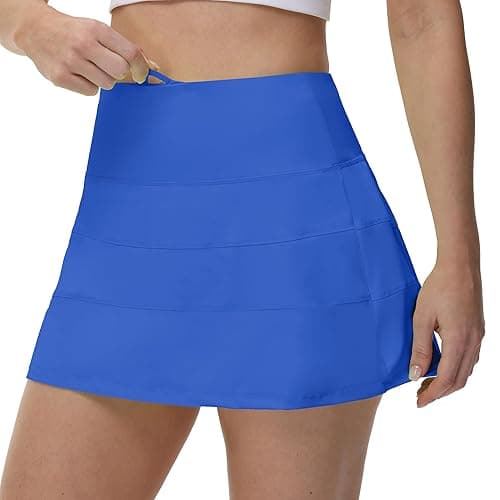 MCEDAR Pleated Tennis Skirt for Women with Pockets Women's High Waisted Athletic Golf Skorts Skirts Running Workout Shorts thumbnail 4