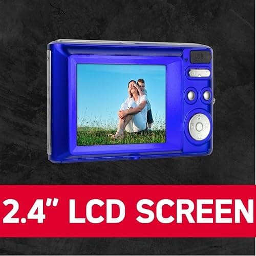 AGFA Photo Realishot DC5500 - Compact Digital Camera, 24 MP, 2.4 inch LCD Screen, 8X Digital Zoom, 720p HD Video, External SD Memory, Lithium Battery thumbnail 3