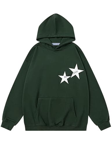 Aelfric Eden Star Hoodies Y2k Oversized Graphic Hoodies Aesthetic 90s Crewneck Sweatshirt Long Sleeve Pullover Tops thumbnail 3