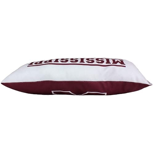 College Covers Everything Comfy Mississippi State Bulldogs 2 Sided Bolster Small Travel Pillow Decorative Pillow 16 x 6 thumbnail 5