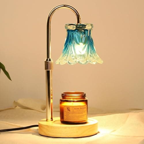 GEEZO Fragrance Candle Warmer Lamp,Electric Candle Warmer with Timer & Dimmer,Mom Christmas Birthday Gifts for Women, House Warming Gifts New Home Bedroom Decor - Image 1